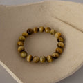 Yellow Tiger's Eye Bead Bracelet