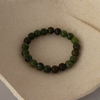 Moss Agate Bead Bracelet