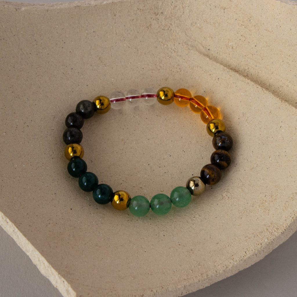 Bountiful Beaded Gemstone Bracelet