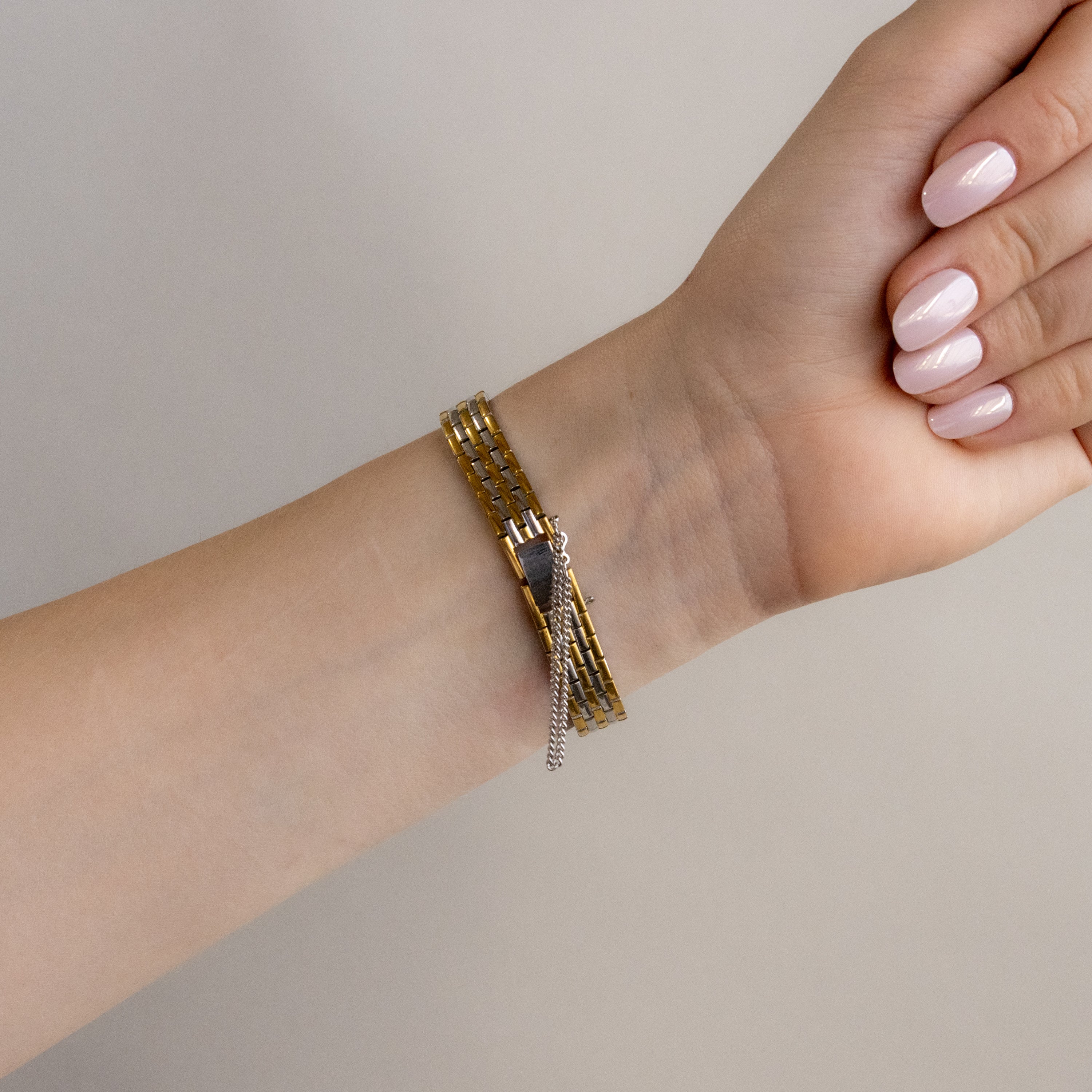 Vintage Plenary Round Two Tone Watch