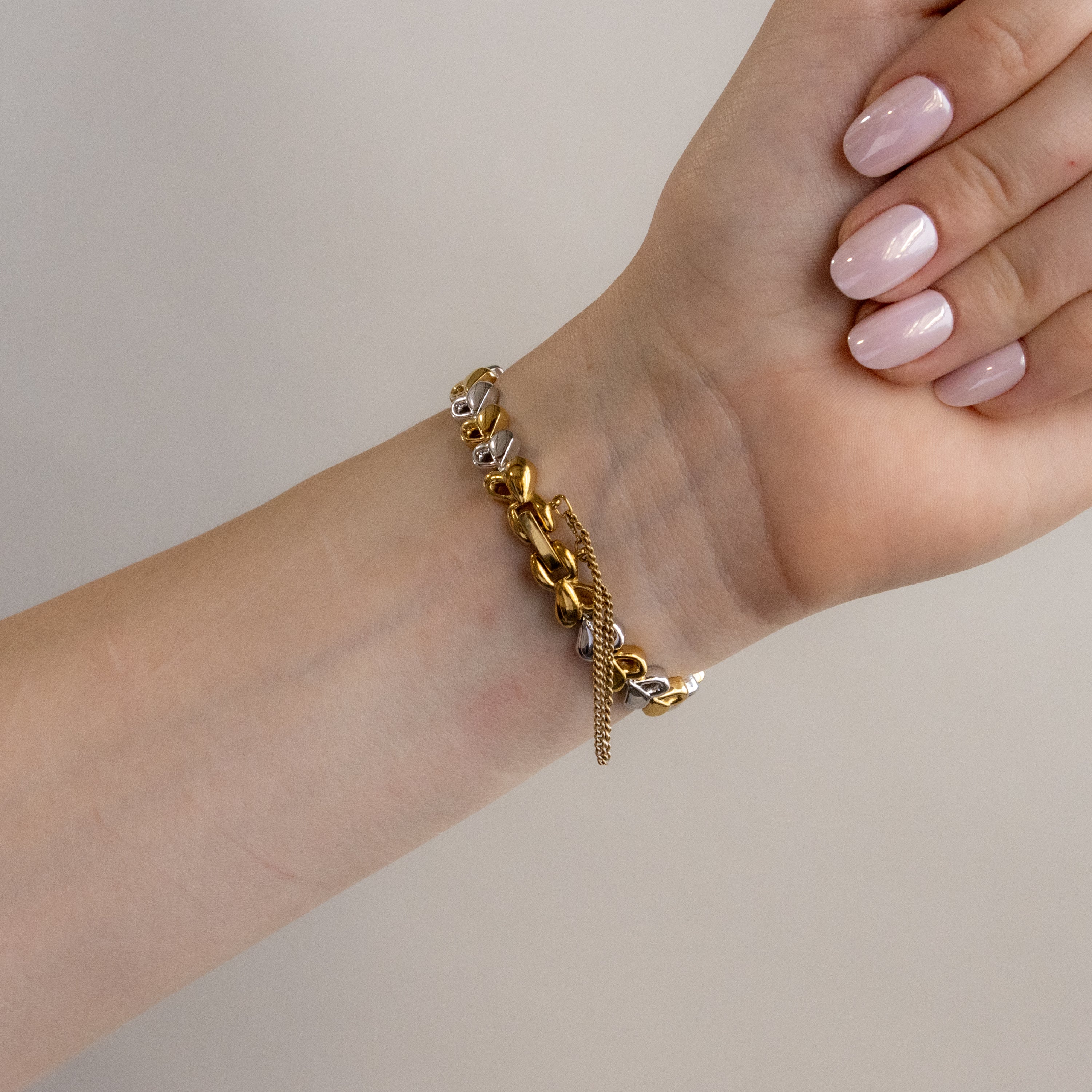 Vintage Seiko Dainty Hearts Two Tone Watch