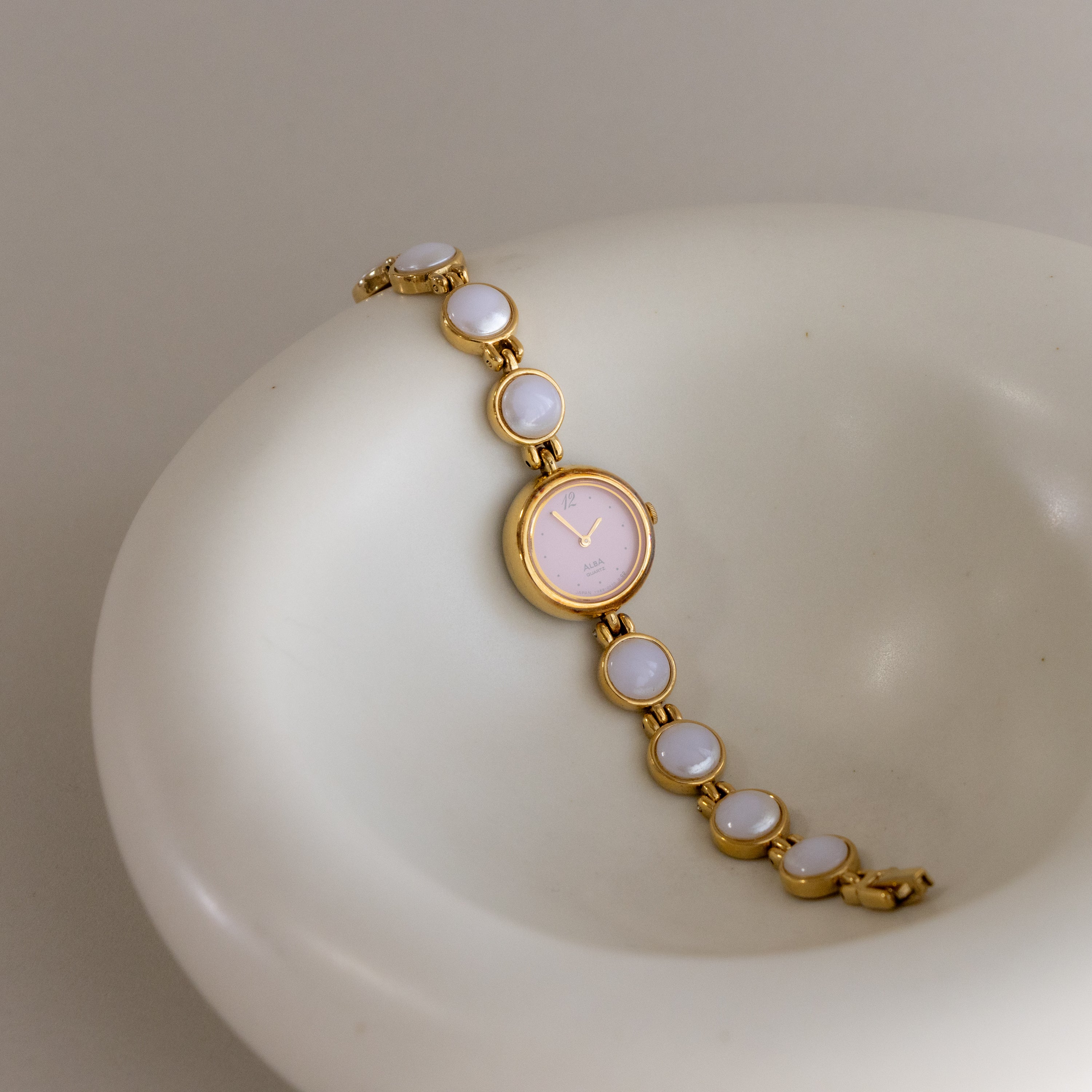 Vintage Alba Sweetheart Gold Watch