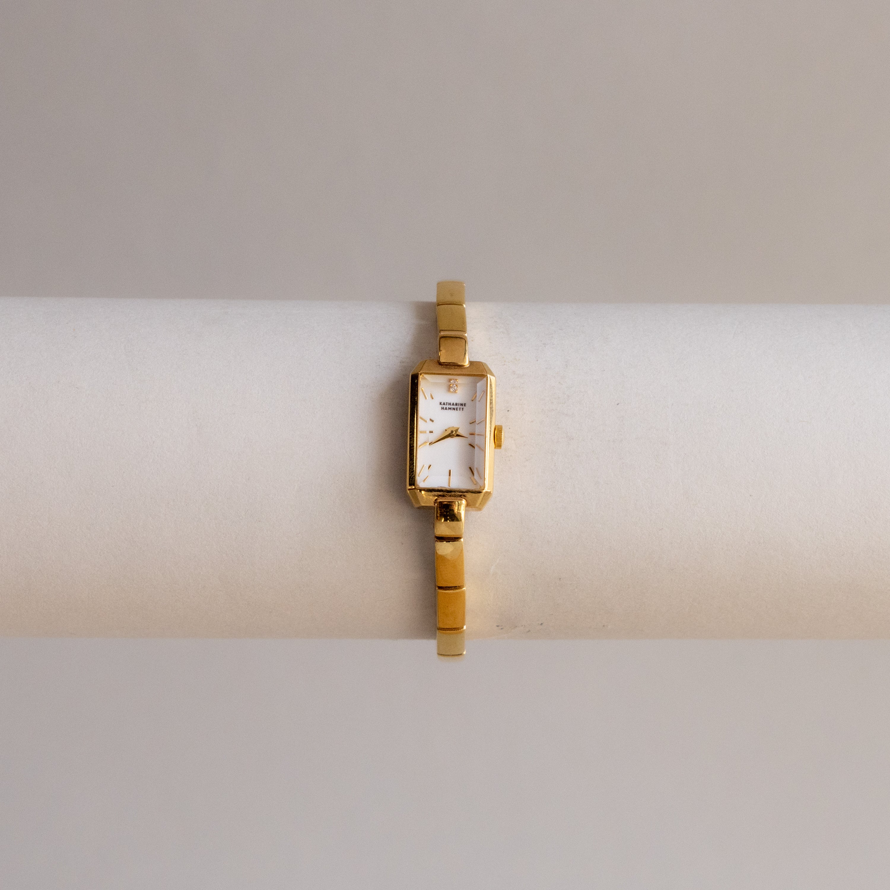 Vintage Katharine Hamnett Skinny Gold Watch