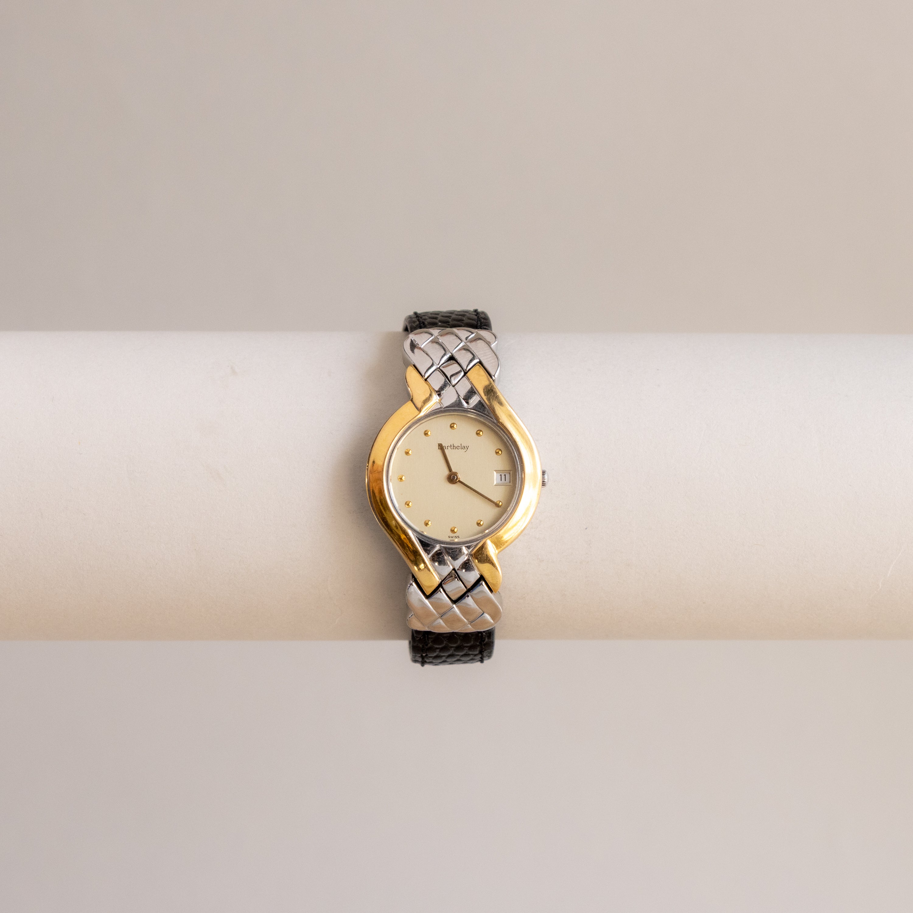 Vintage Barthelay Swiss Scale Two Tone Watch