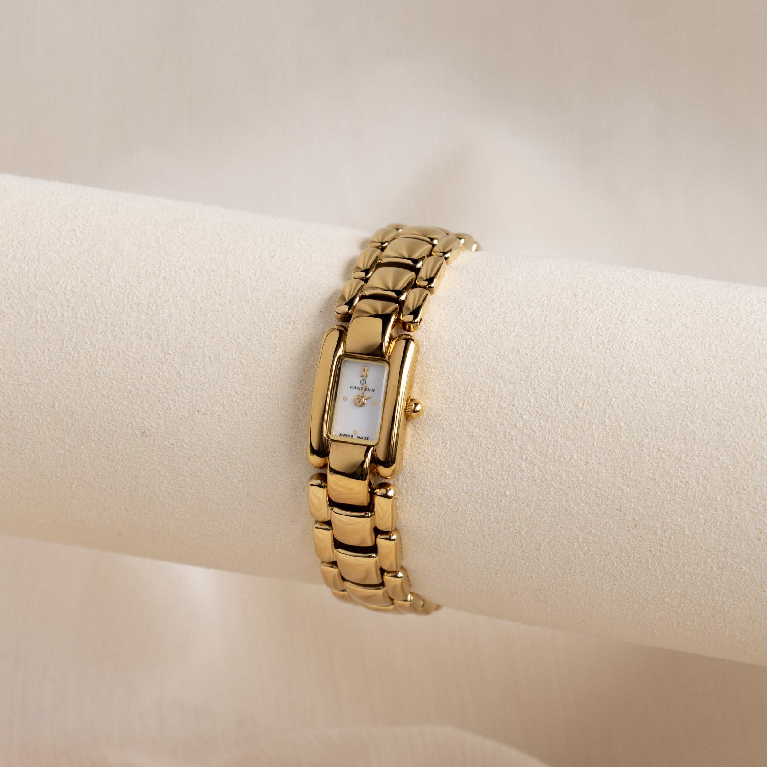 Vintage Candino Dainty Gold Watch