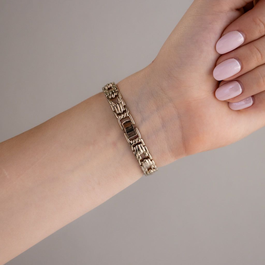 Vintage Citizen Dainty Midnight Silver Watch