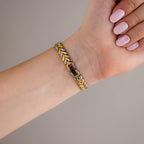 Vintage Kimijima Leaf Two Tone Watch