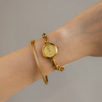 Rare Vintage Emilie Penquignet Round Gold Watch