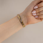 Vintage Kimijima Hearts Two Tone Watch