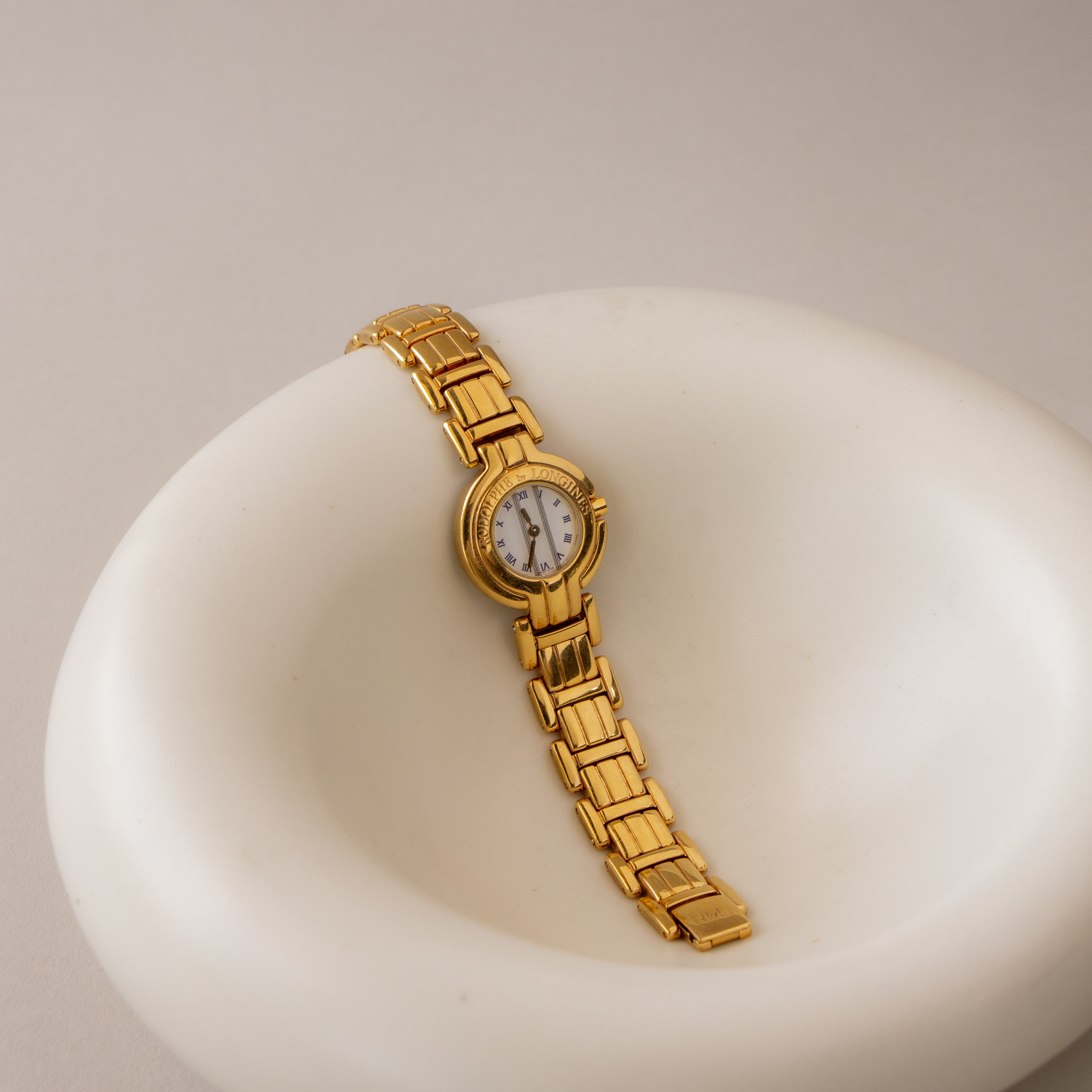 Vintage Longines Swiss Roman Gold Watch