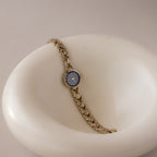 Vintage Citizen Dainty Midnight Silver Watch