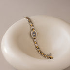 Vintage Roberta Di Camerino Oval Two Tone Watch