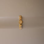 Vintage Seiko Oval Beaded Two Tone Watch