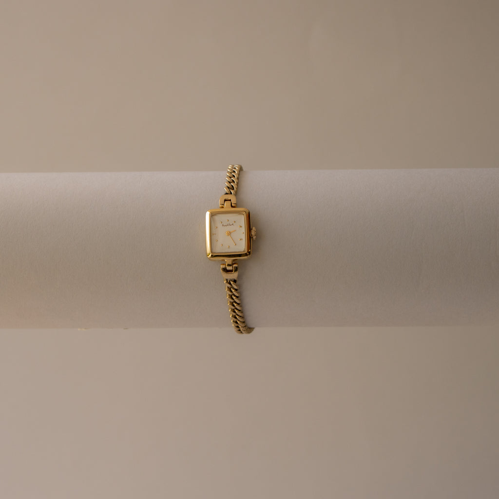 Vintage Margaret Howell Square Gold Watch