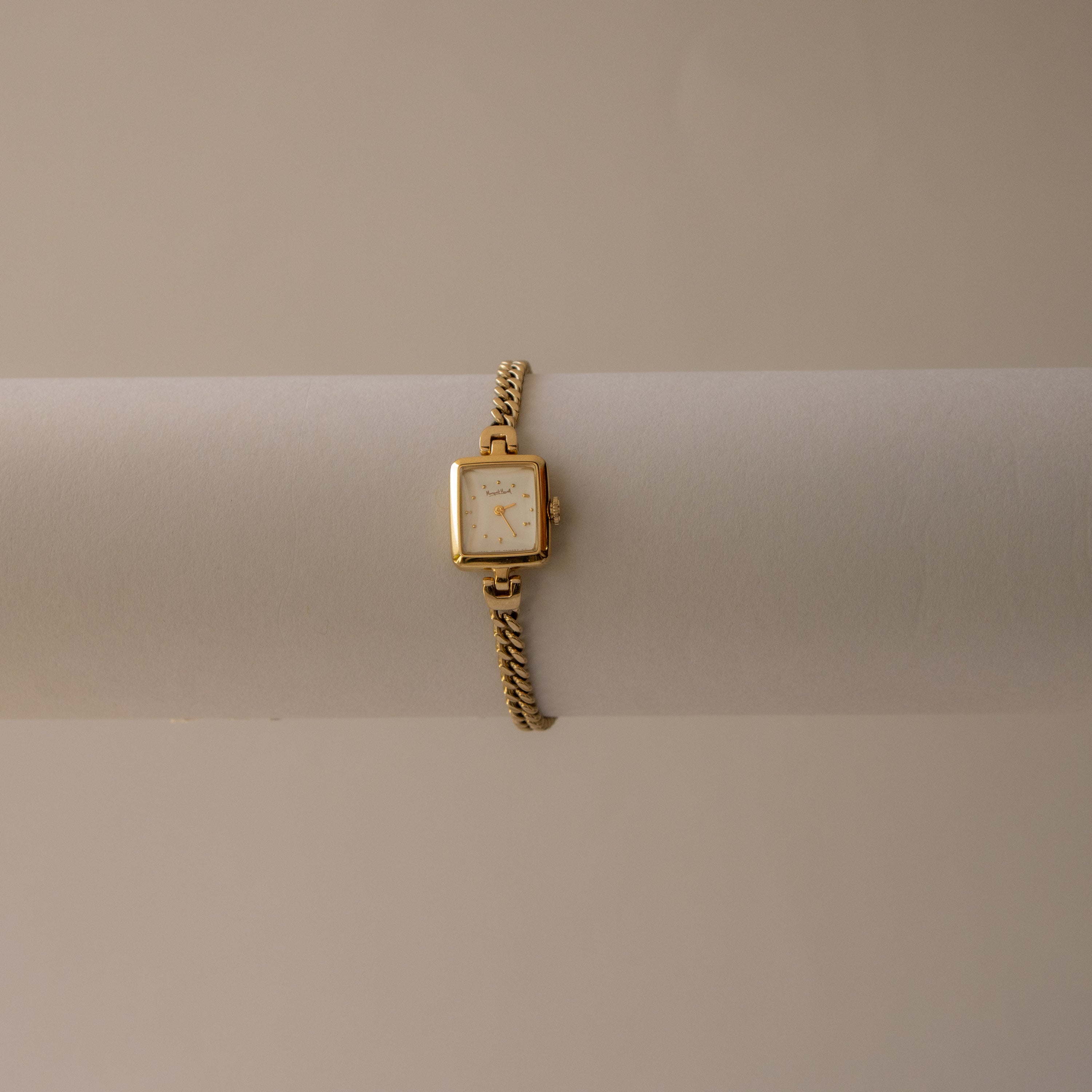 Vintage Margaret Howell Square Gold Watch