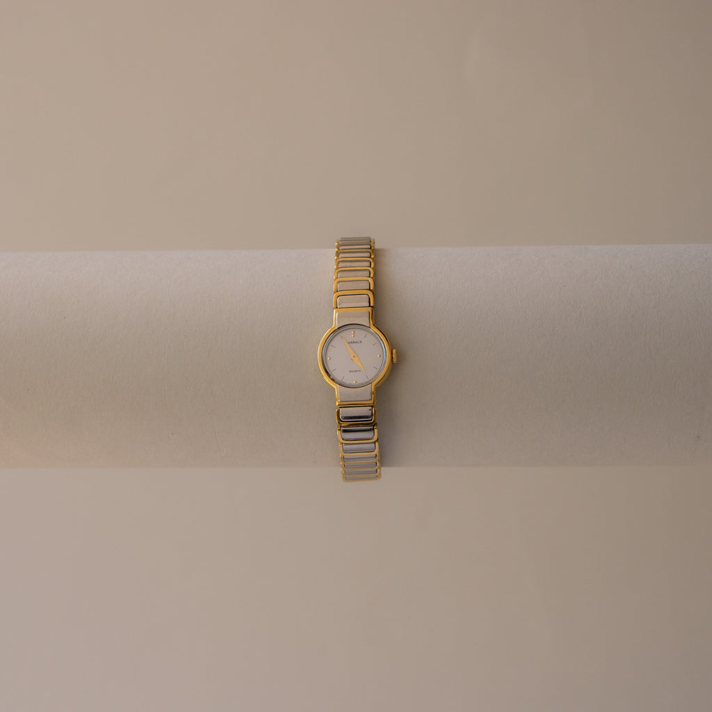 Vintage Citizen Ribbed Two Tone Watch