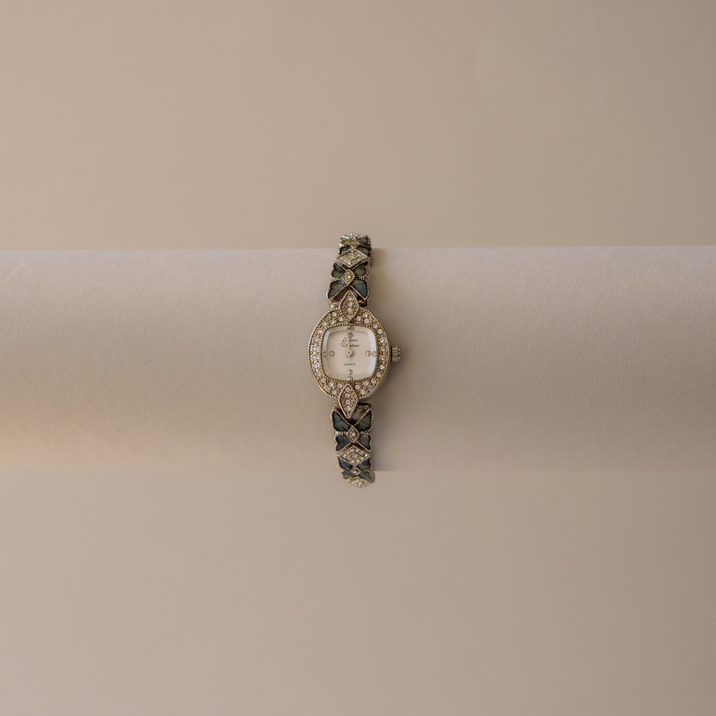 Vintage Lorenzo Valentino Mariposa Silver Watch