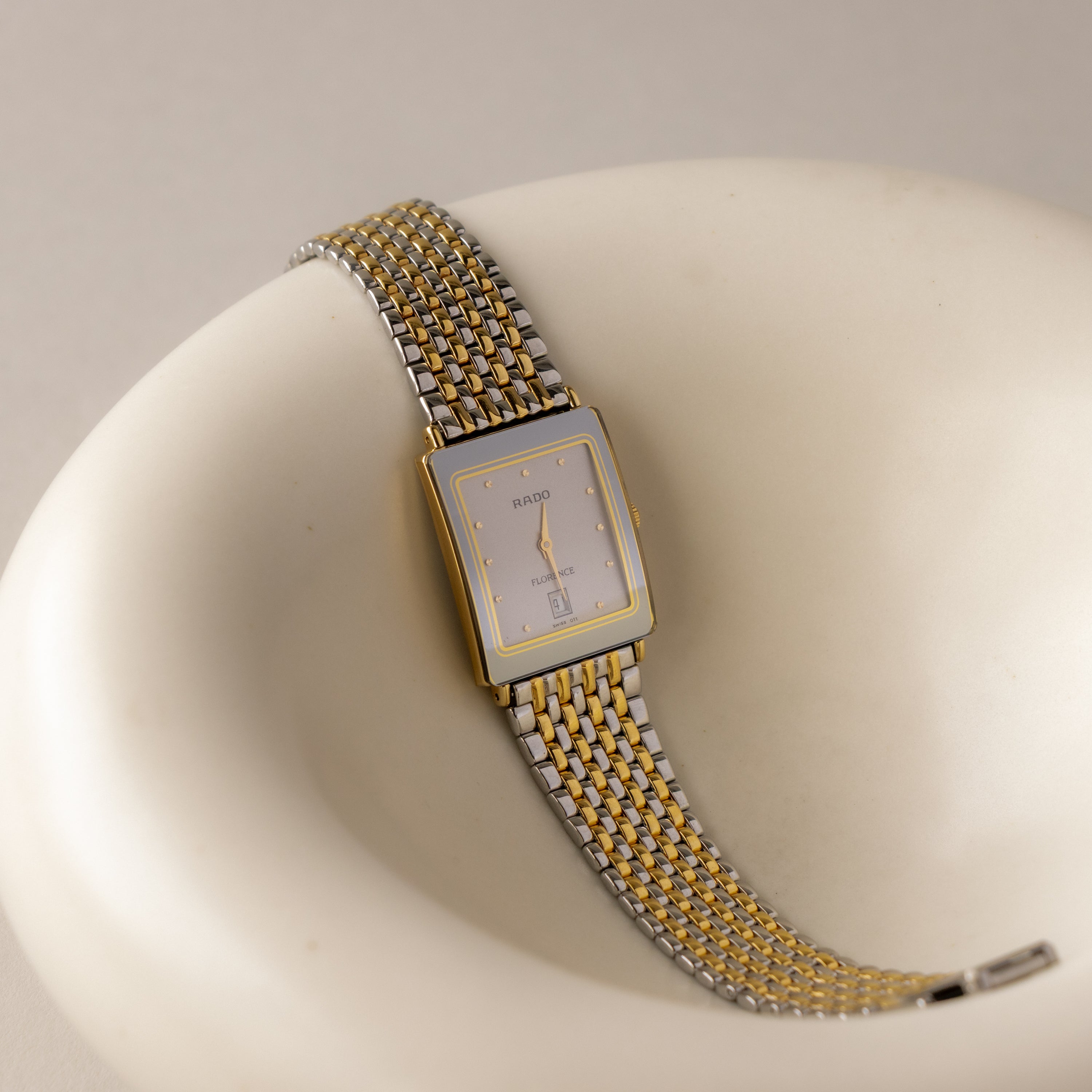 Vintage Rado Swiss Florence Two Tone Watch