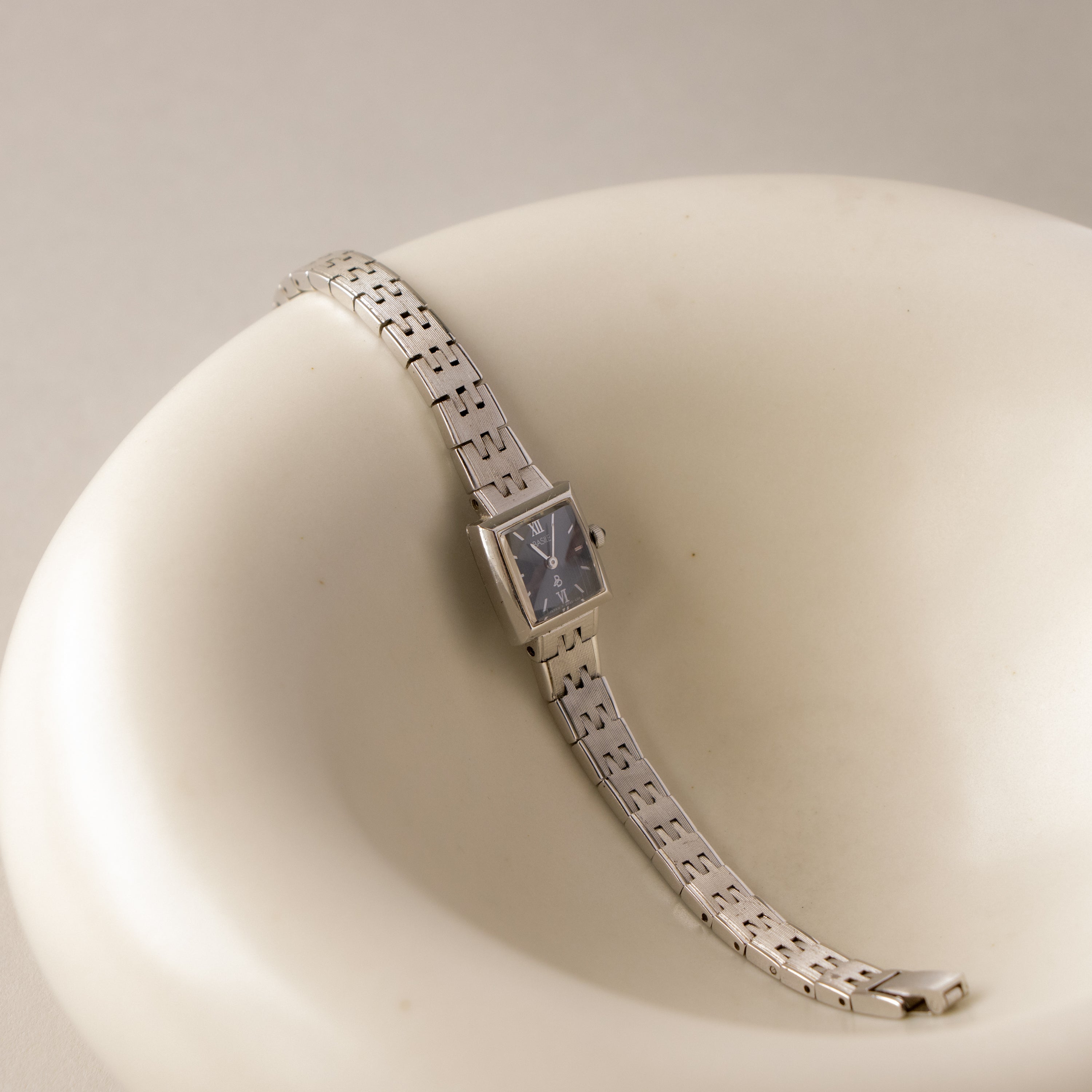 Vintage Basile Square Silver Watch