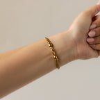 Vintage Jughans Swiss Rope Chain Gold Watch