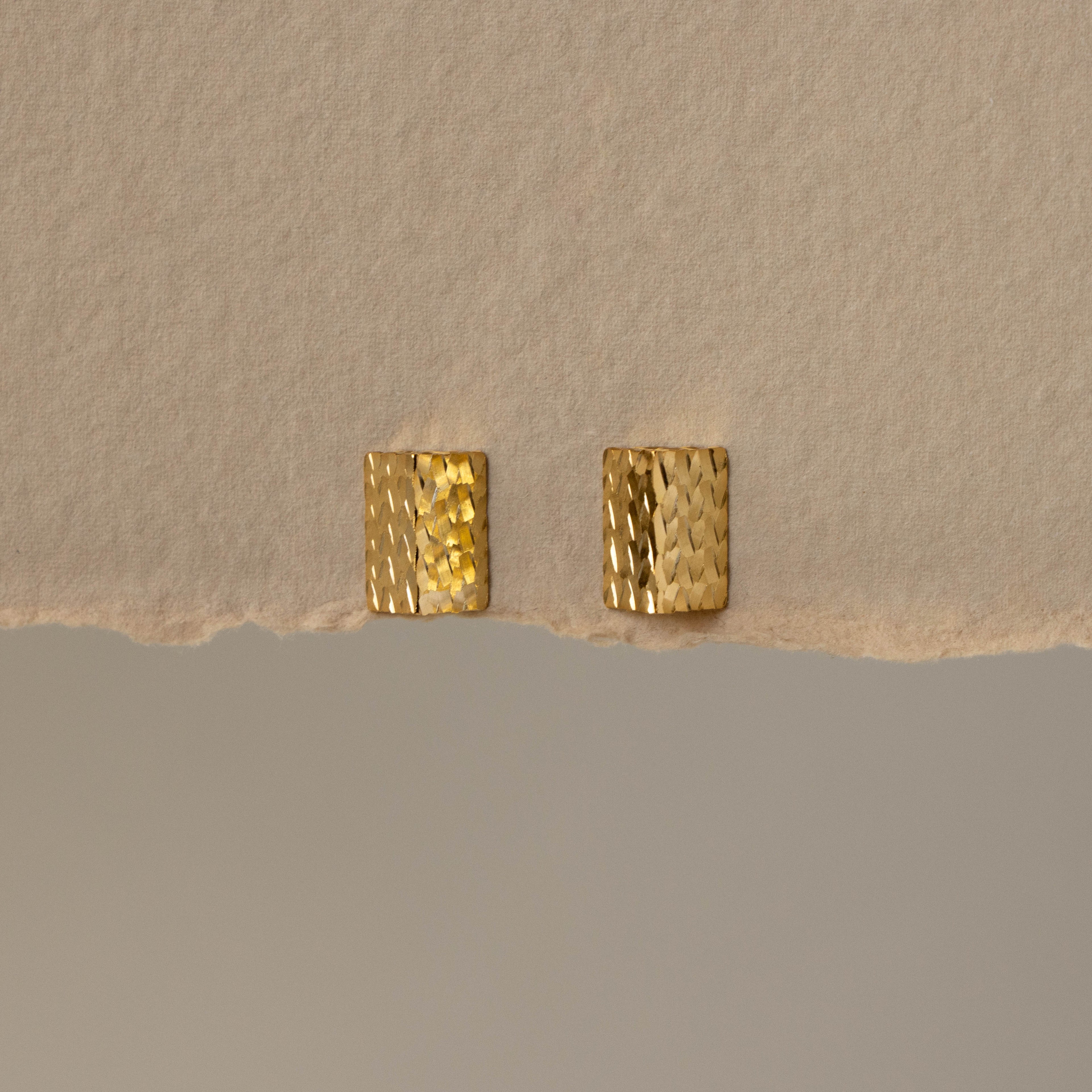 Mosaic Textured Rectangle Studs