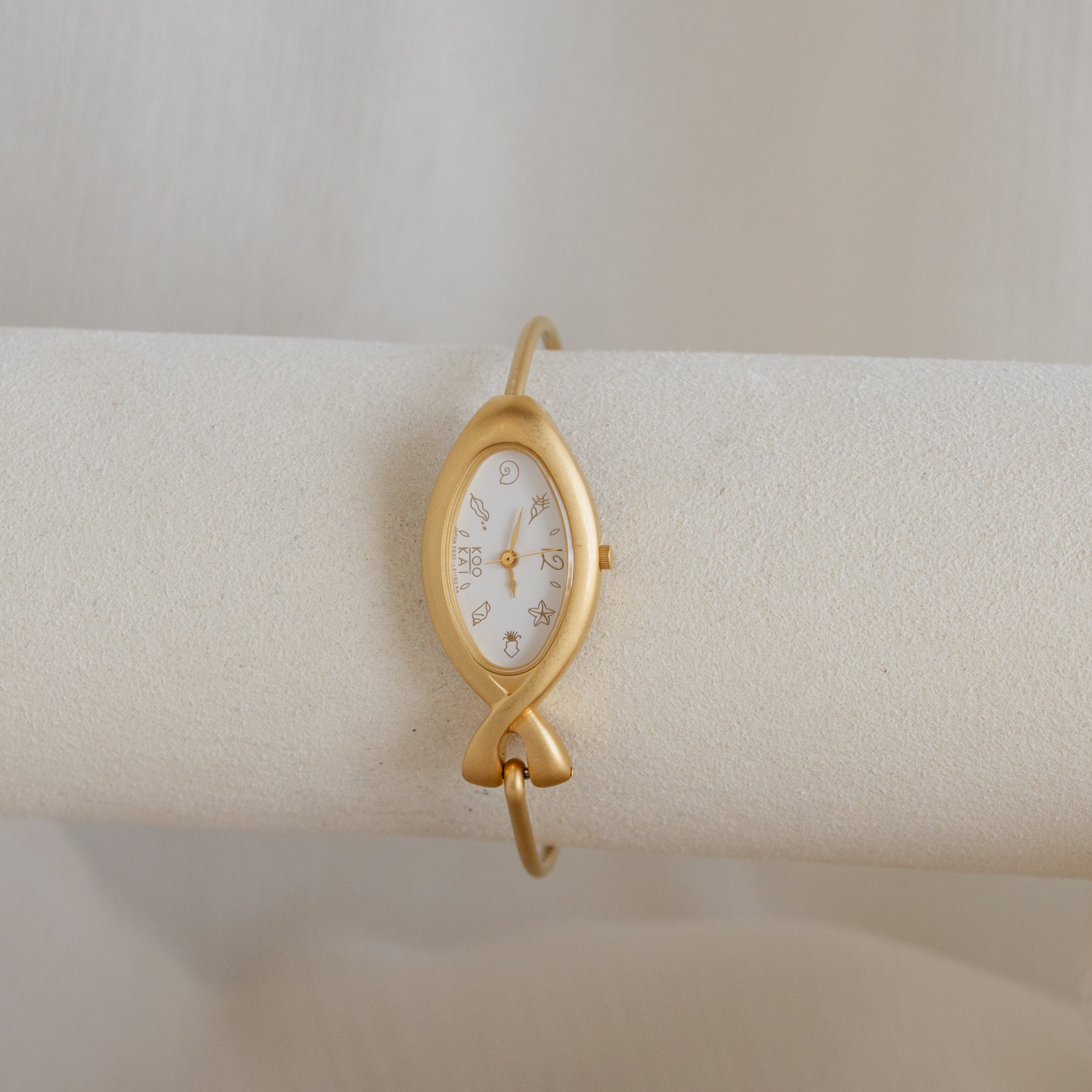 Vintage Koo Kai Marine Gold Watch