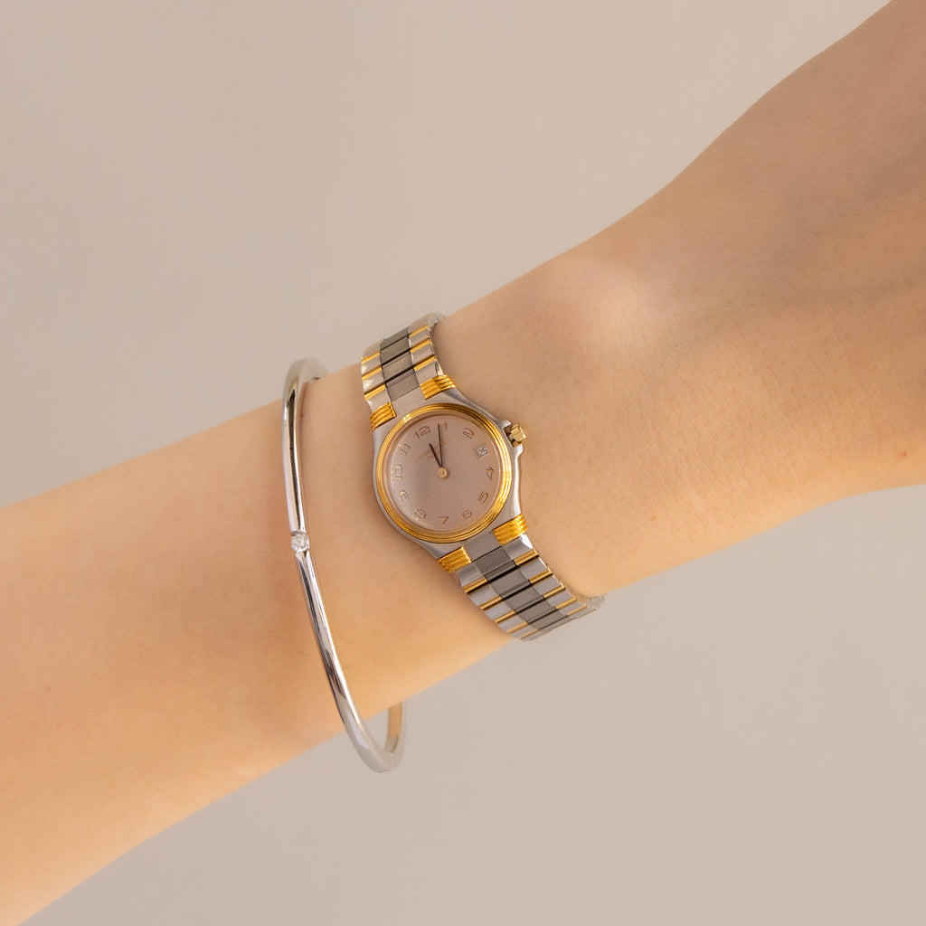 Vintage Christian Dior Swiss Grey Two Tone Women's Watch | Caitlyn ...