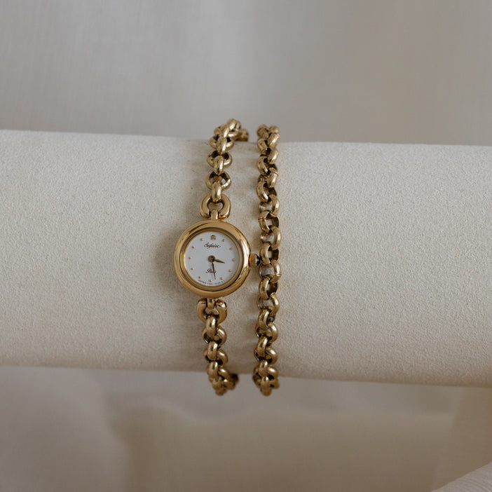 Vintage Alba Duo Chain Gold Watch