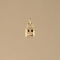 Diamond Flower Lock Charm
