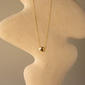 Organic Pebble Charm Necklace