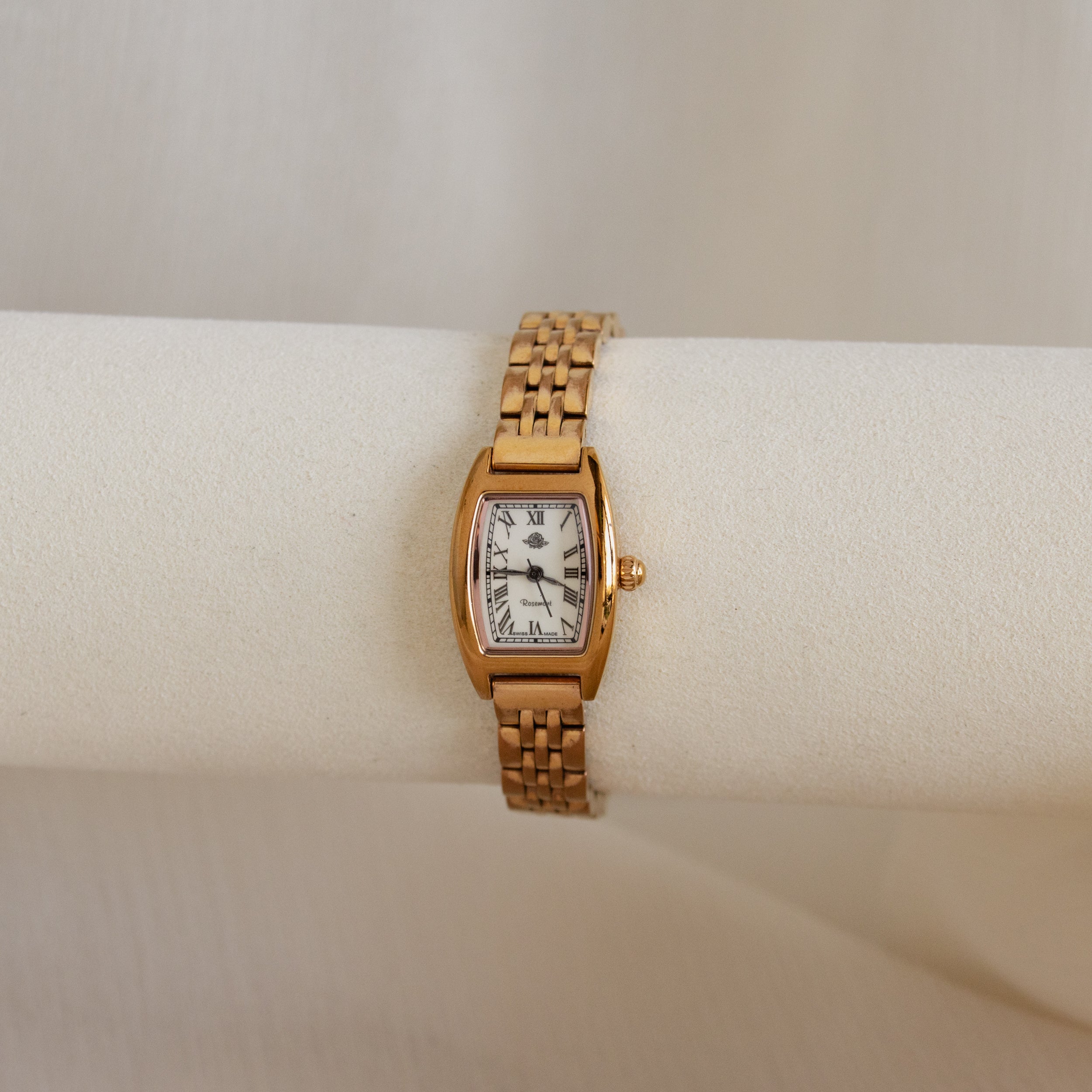 Vintage Rosemont Swiss Gold Watch