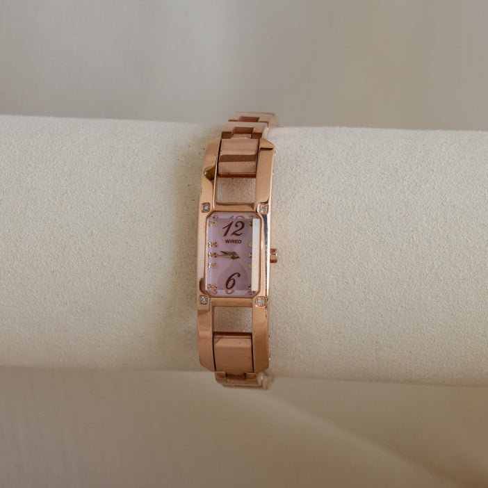 Vintage Wired Rose Gold Watch