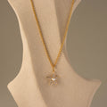 Pave Stardom Pearl Necklace