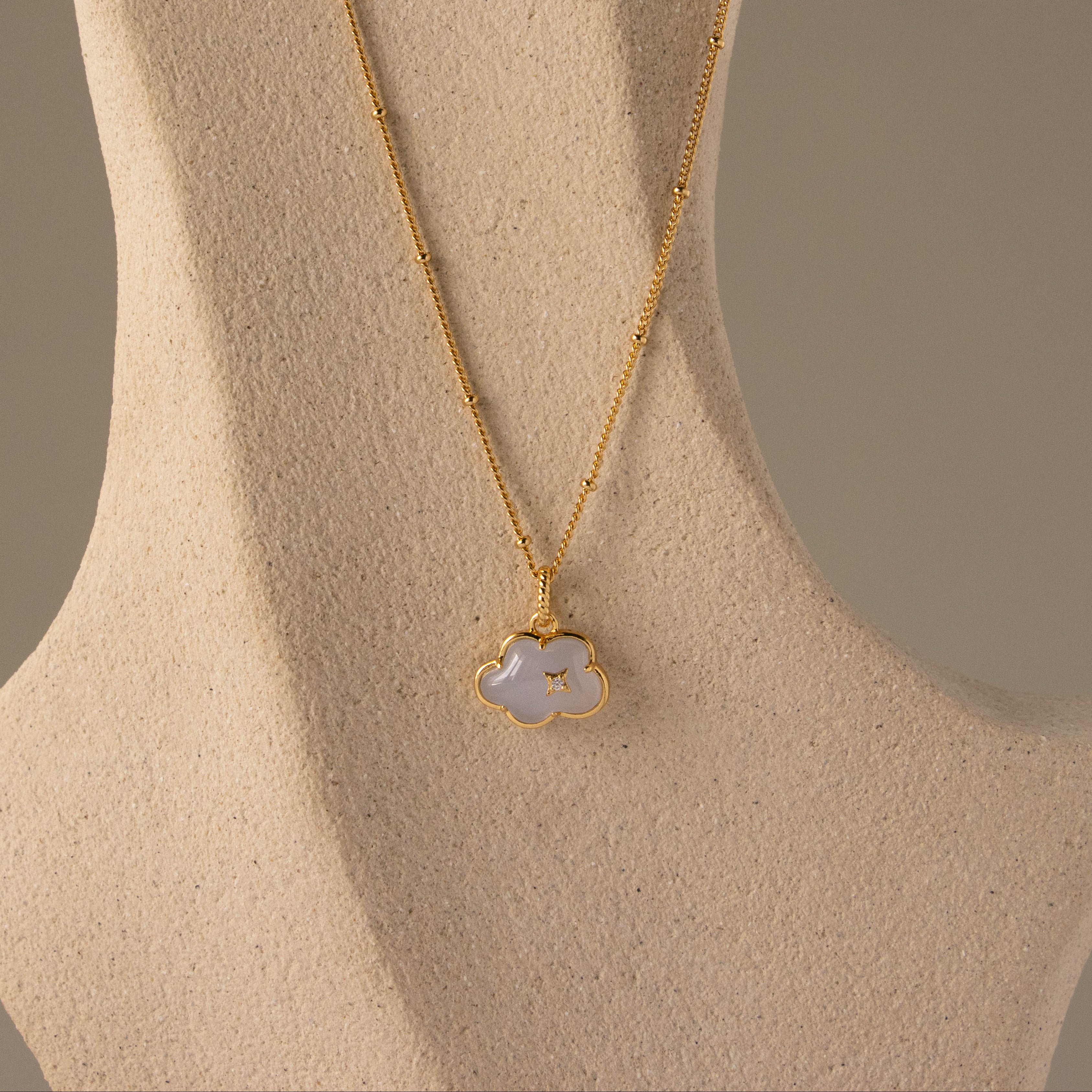 Mother of Pearl Cloud Necklace