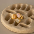 Gemstone Trio Statement Ring