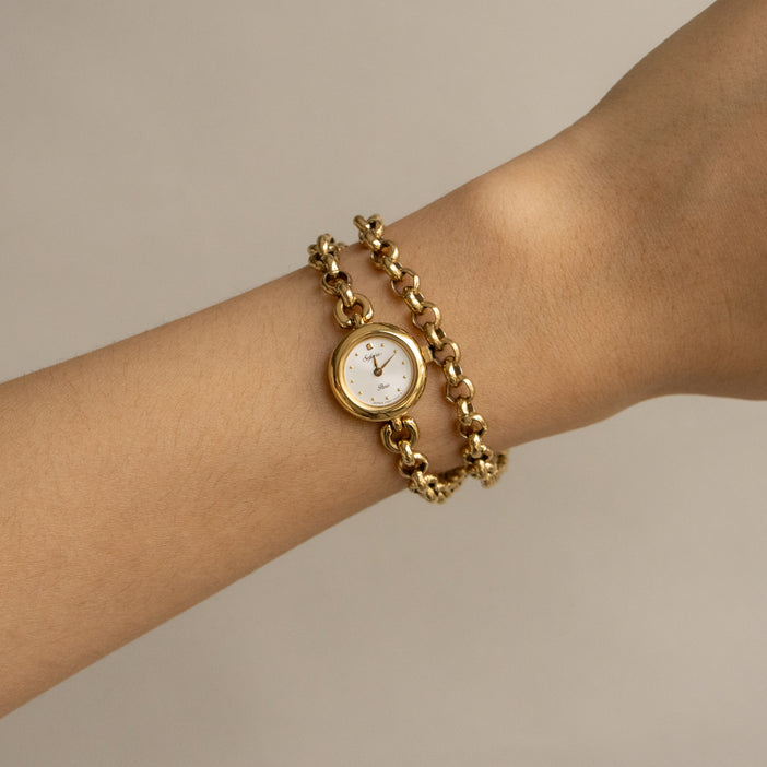 Vintage Alba Duo Chain Gold Watch