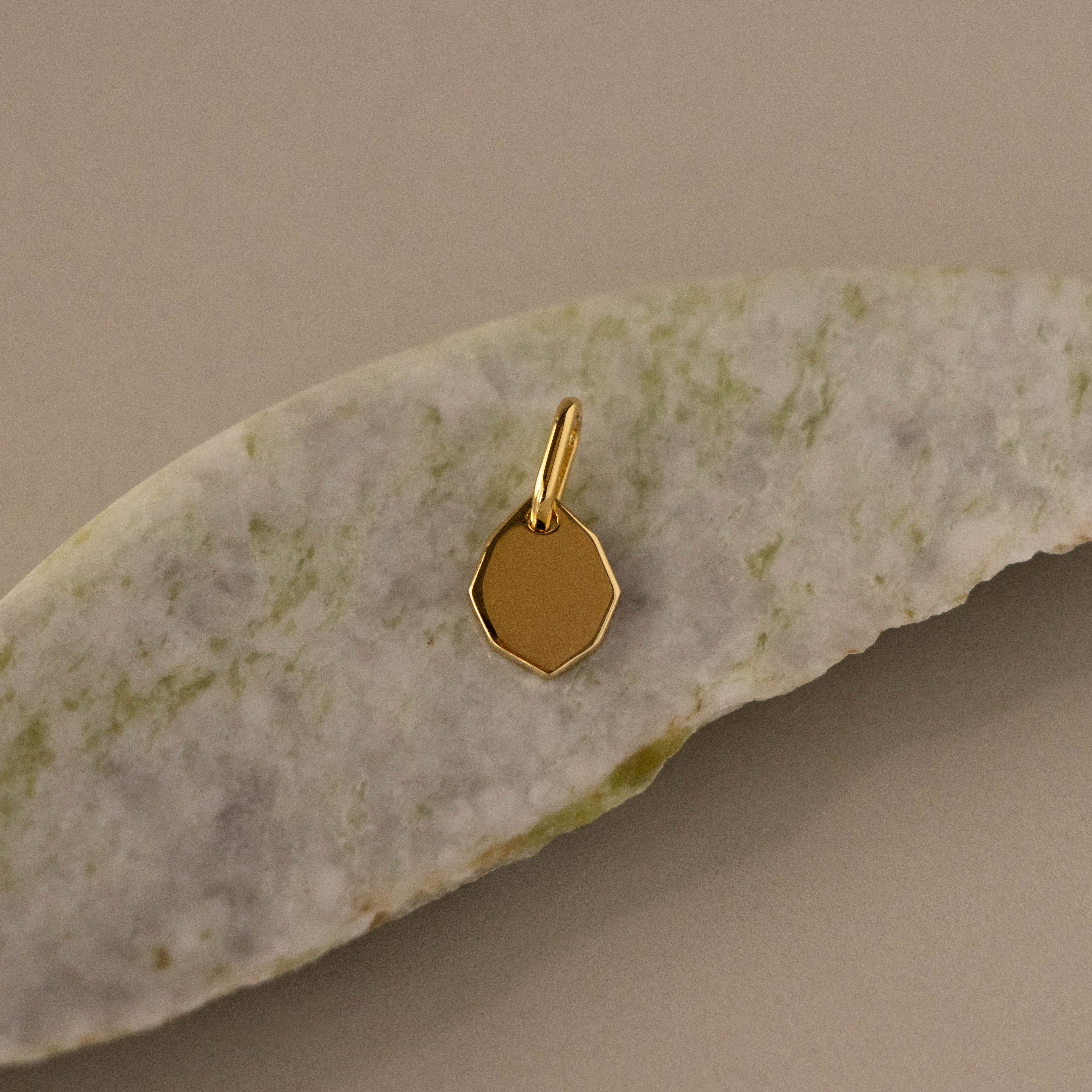 Navette Medallion Charm