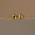 Organic Molten Nugget Studs
