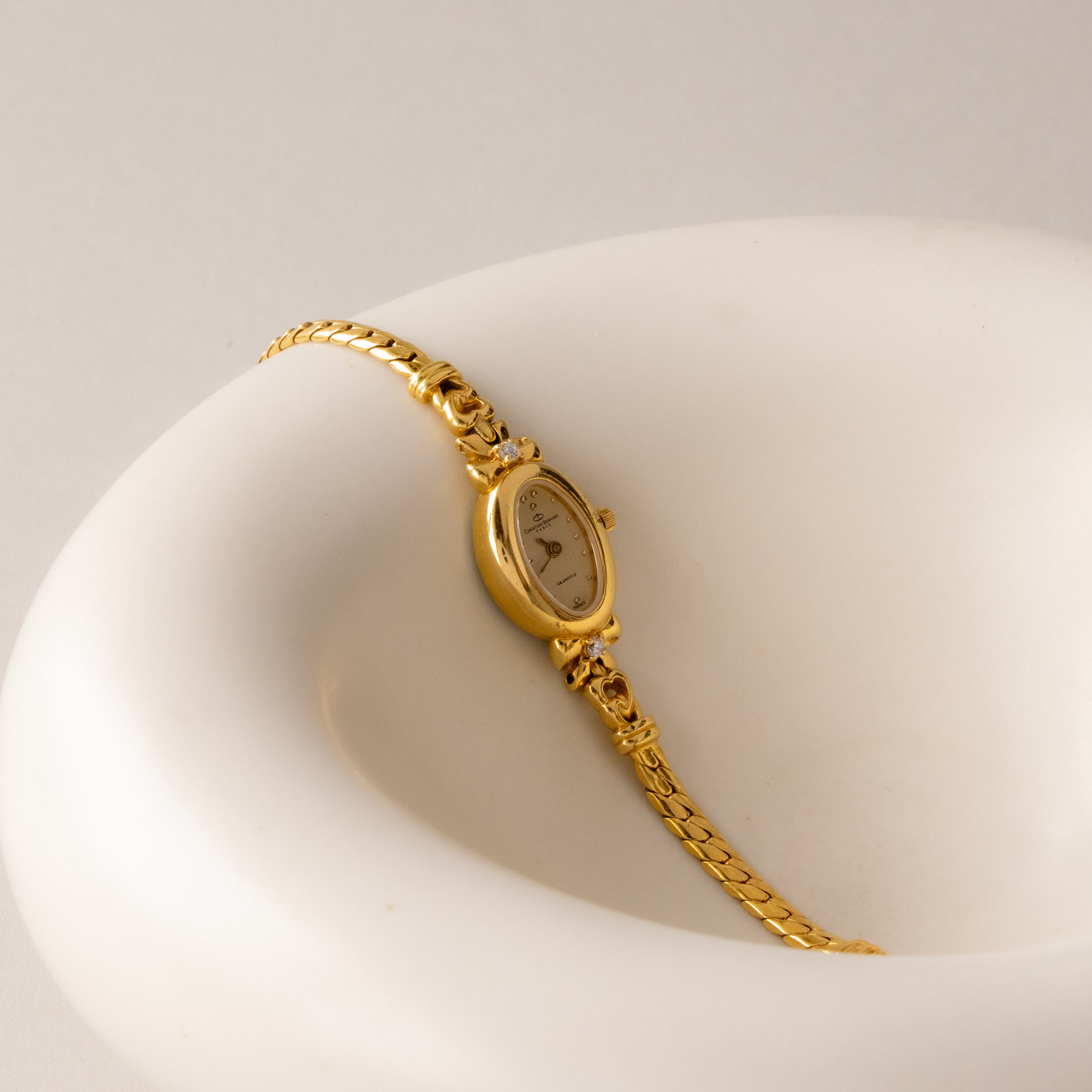 Vintage Christian Bernard Coquette Gold Watch