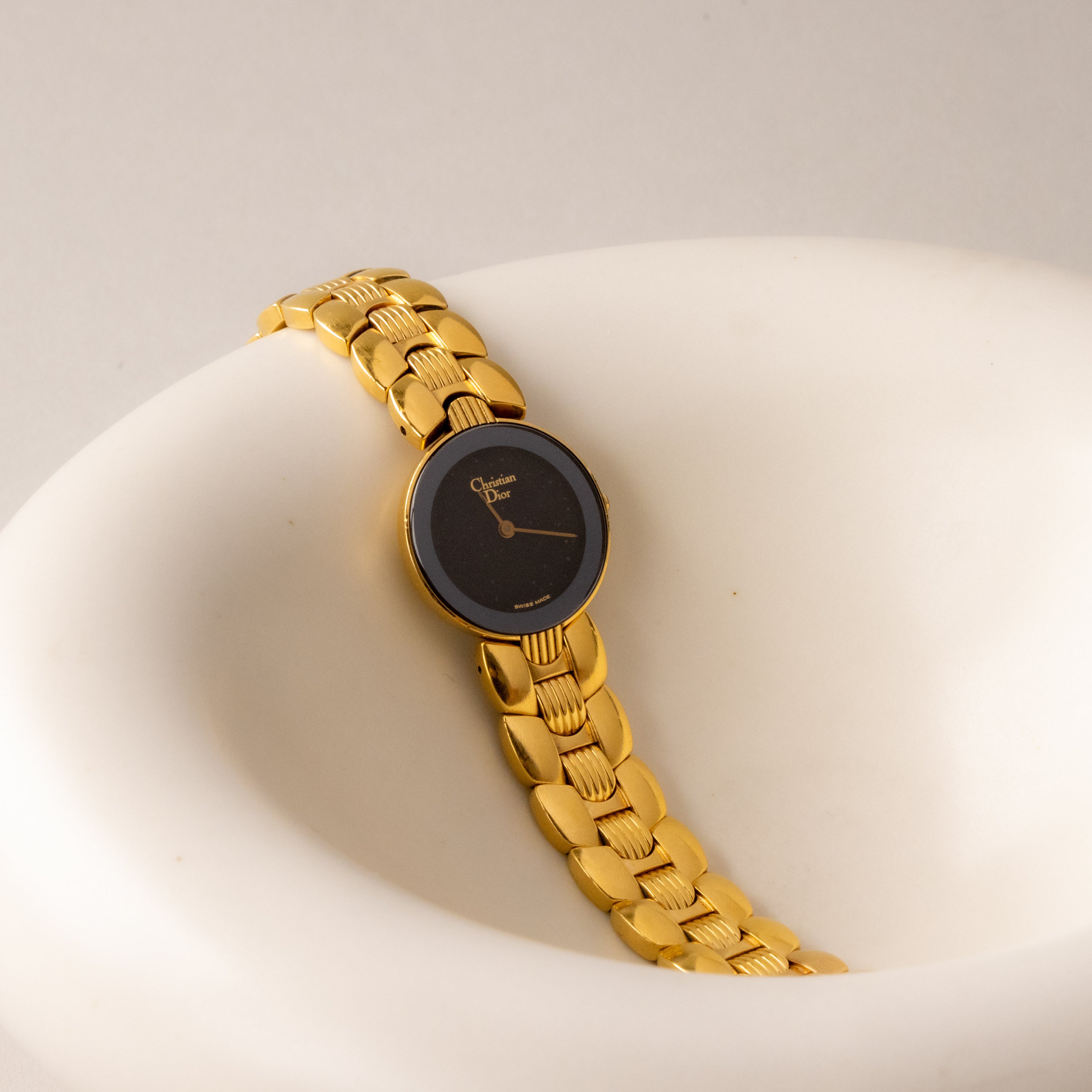 Vintage Christian Dior Bagheera Gold Watch