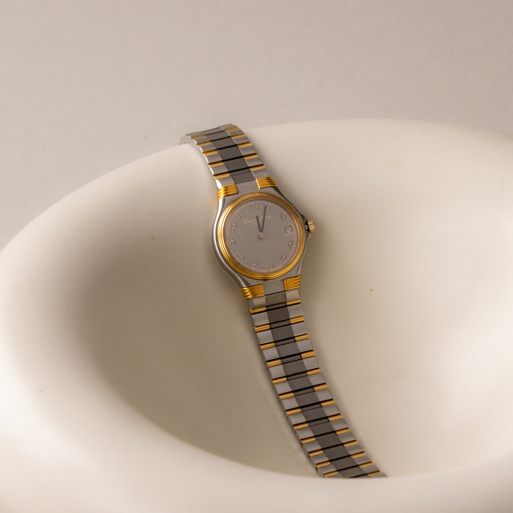 Vintage Christian Dior Swiss Grey Two Tone Women's Watch | Caitlyn ...