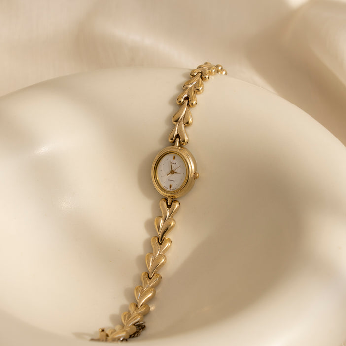 Vintage Alba Oval Gold Watch