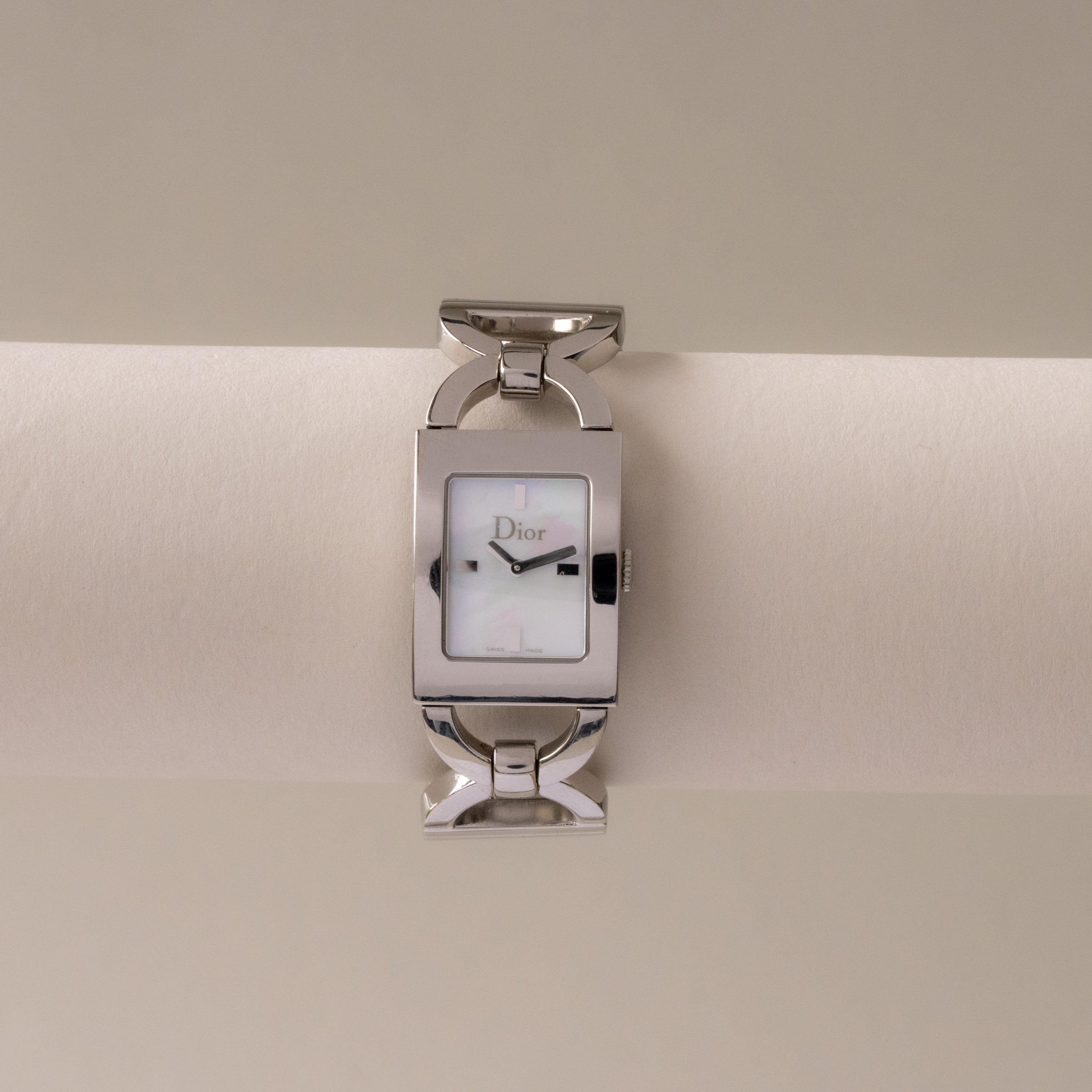 Vintage Christian Dior Swiss Malice Silver Watch