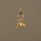 Diamond Circle Pendant Charm Holder