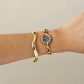 Vintage Burberry Swiss Mosaic Gold Watch