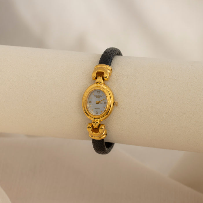 Vintage Elizabeth Taylor Oval Gold Watch