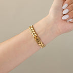 Vintage Christian Aujard Pave Gold Watch
