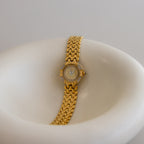 Rare Vintage Ricoh Pave Gold Watch