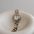 Vintage Seiko Bold Roman Two Tone Watch