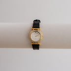 Vintage Nina Ricci Black Strap Two Tone Watch